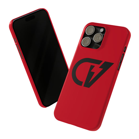 Black and Red Slim Case